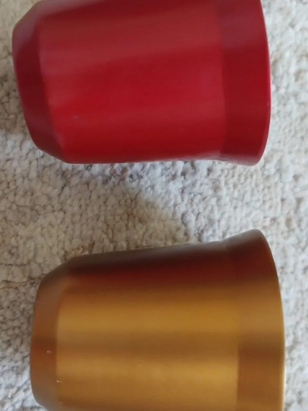LIKE NEW Nespresso Espresso set of metallic cups